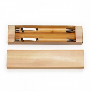 εποχιακα ειδη για δασκαλους - εποχιακα ειδη - Στυλό και μηχανικό μολύβι με κορμό bamboo και μεταλλικό κλιπ Για την Δασκάλα και τον Δάσκαλο